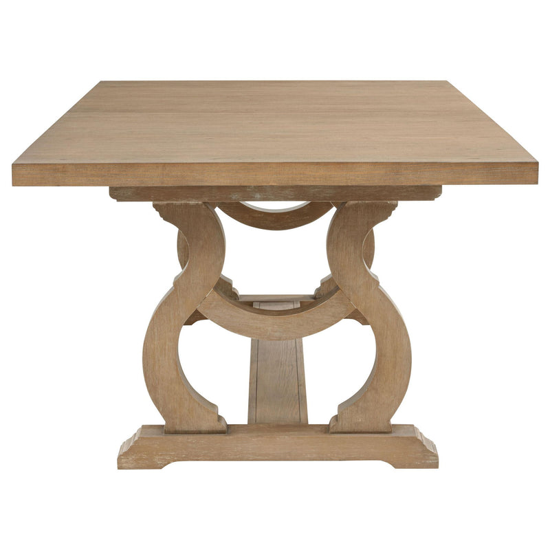 Brockway 104-inch Extension Leaf Dining Table Barley Brown