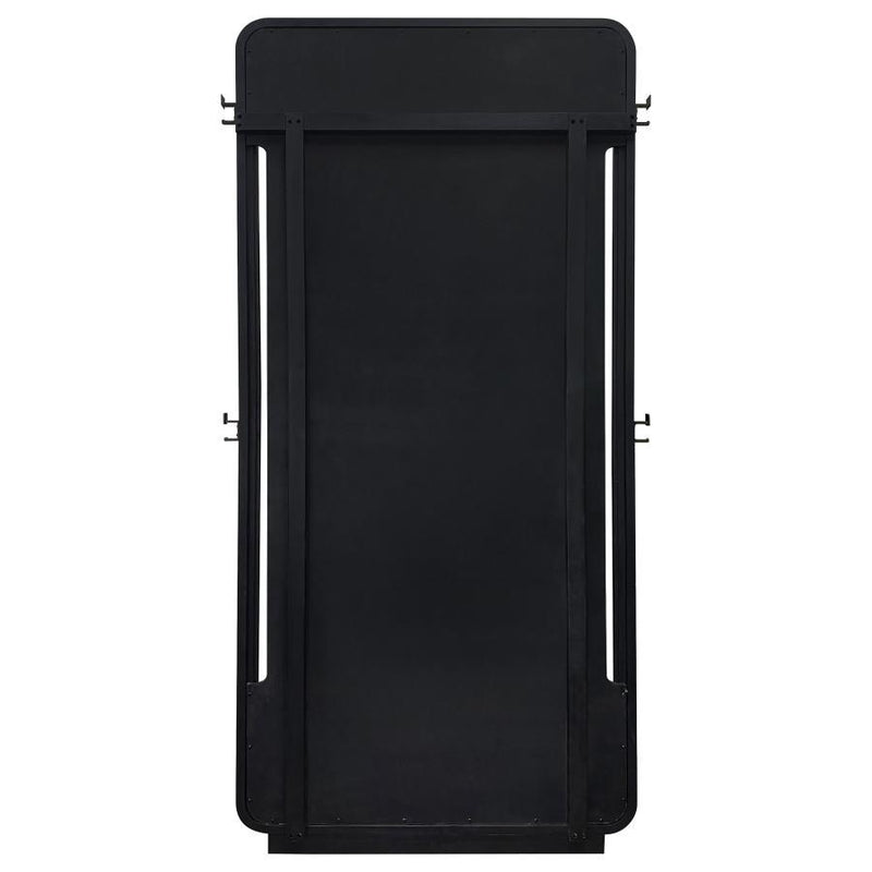 Leandro - 76" Full Length Floor Mirror - Burnished Black