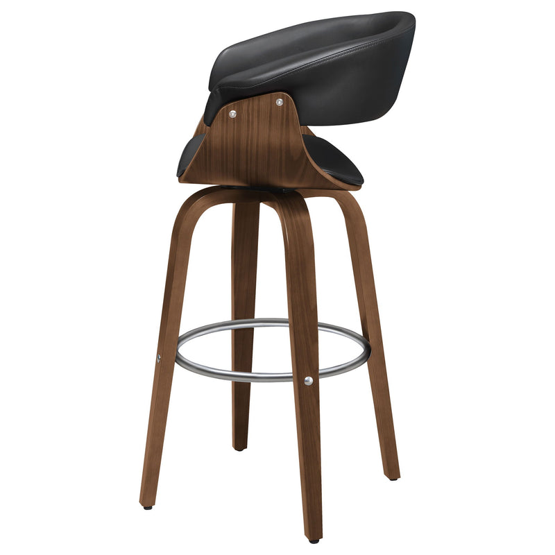 Swivel Bar Stool Elegant Design With Upholstery
