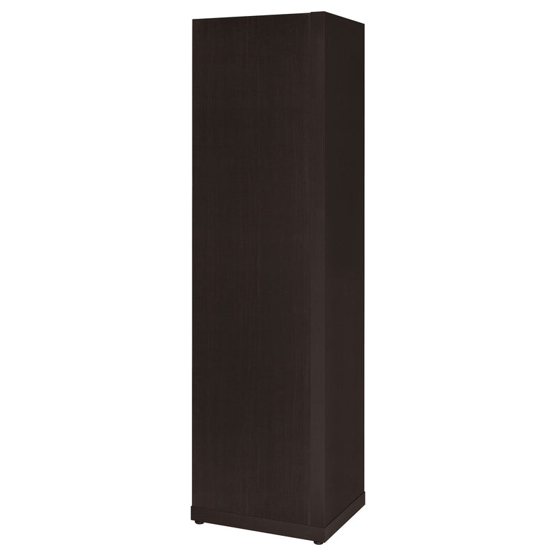6 Tier Corner Bookcase - Cappuccino
