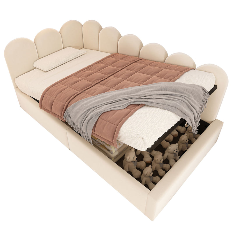 Upholstered Daybed With Hydraulic Storage