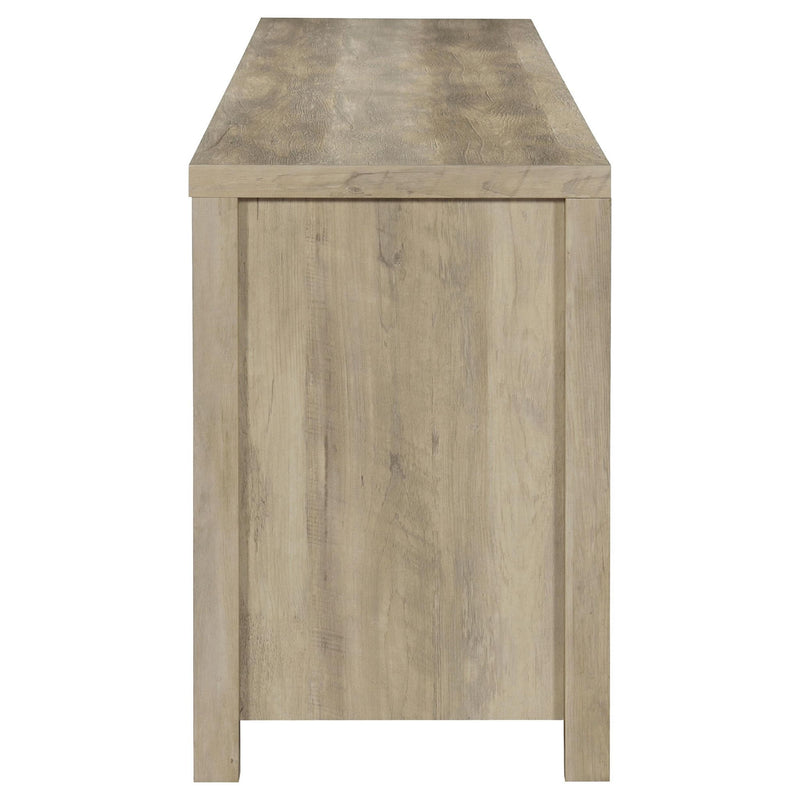 Madra 2-door Engineered Wood 79-inch TV Stand Distressed Pine