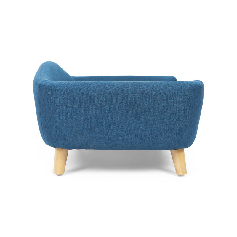 Elevated Dog Bed Frame For Small Dogs - Navy Blue