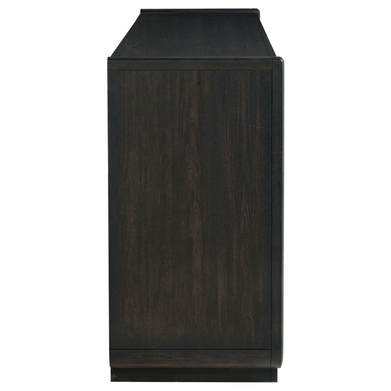 Bangor - 8 Drawer Bedroom Dresser Cabinet - Black