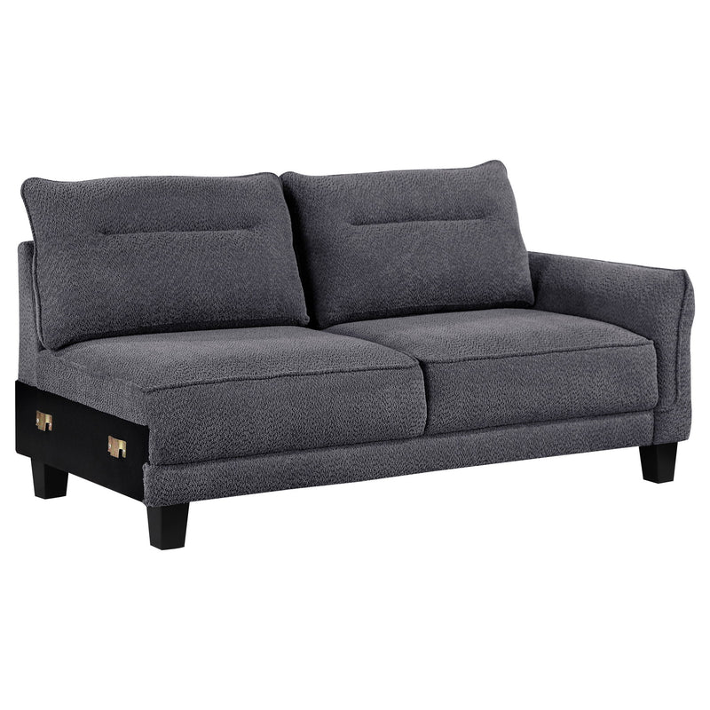 Verona - Loose Back Sectional Sofa - Gray
