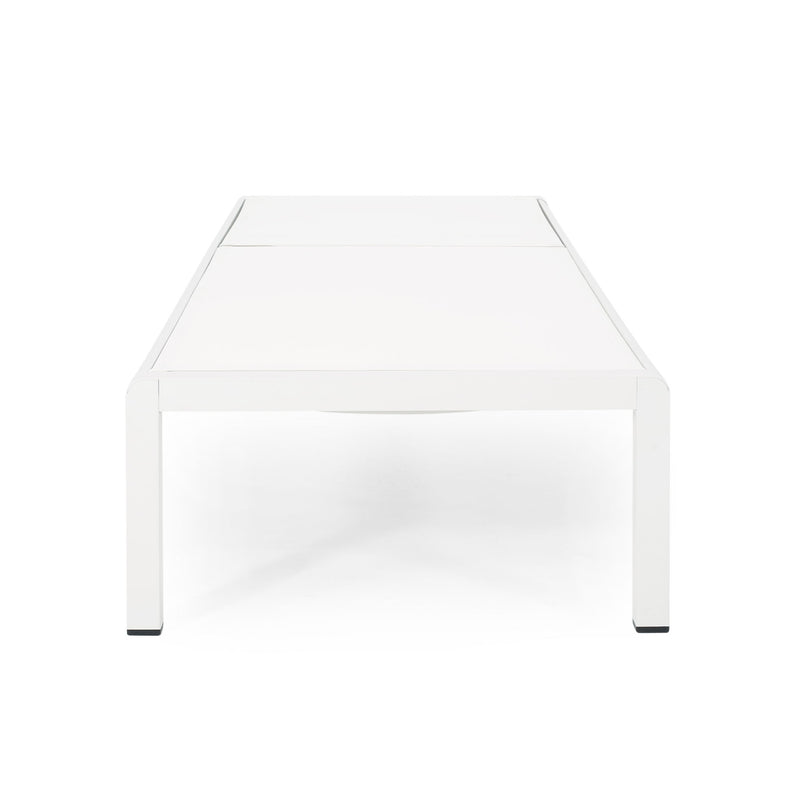 Outdoor Patio Chaise Lounge With 5 Reclining Positions