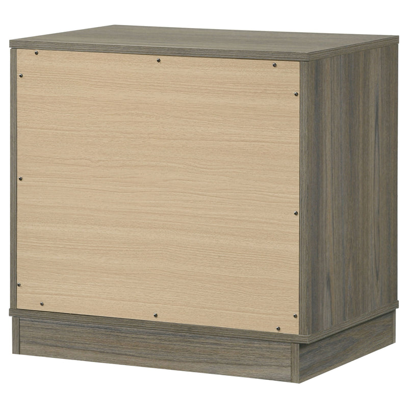Edmondson - 2 Drawer Nightstand - Gray