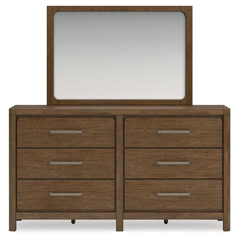 Cabalynn - Dresser And Mirror - Light Brown