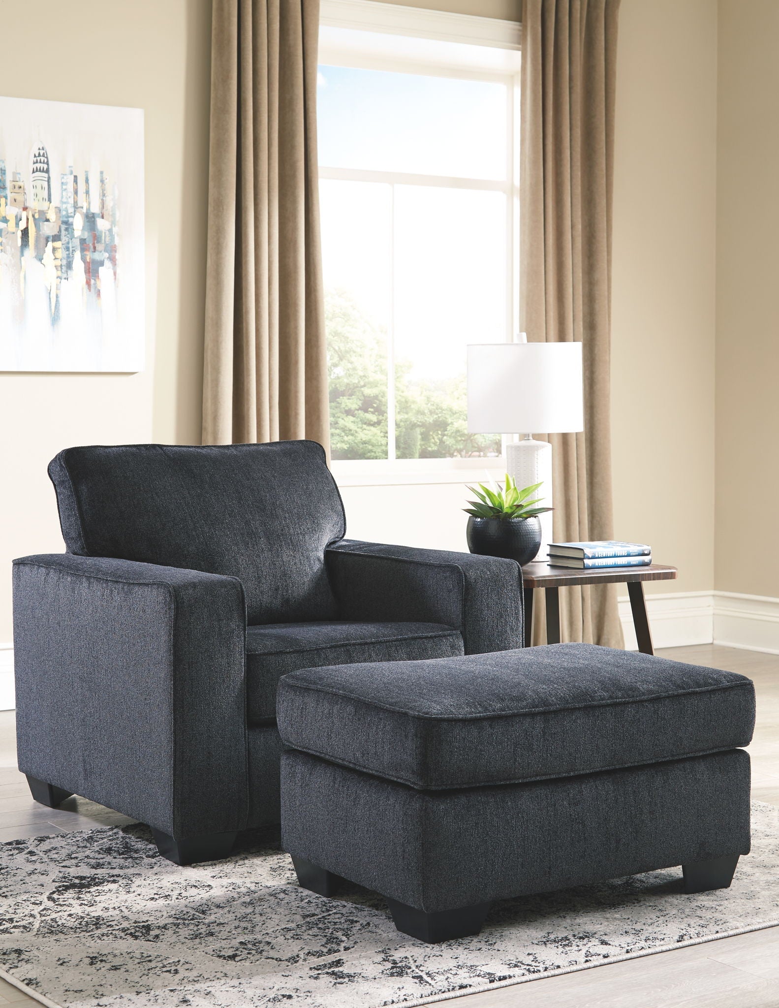 【りえ】アシュレイファニチャー オットマン Altari - Living Room Set — Griffin's Furniture