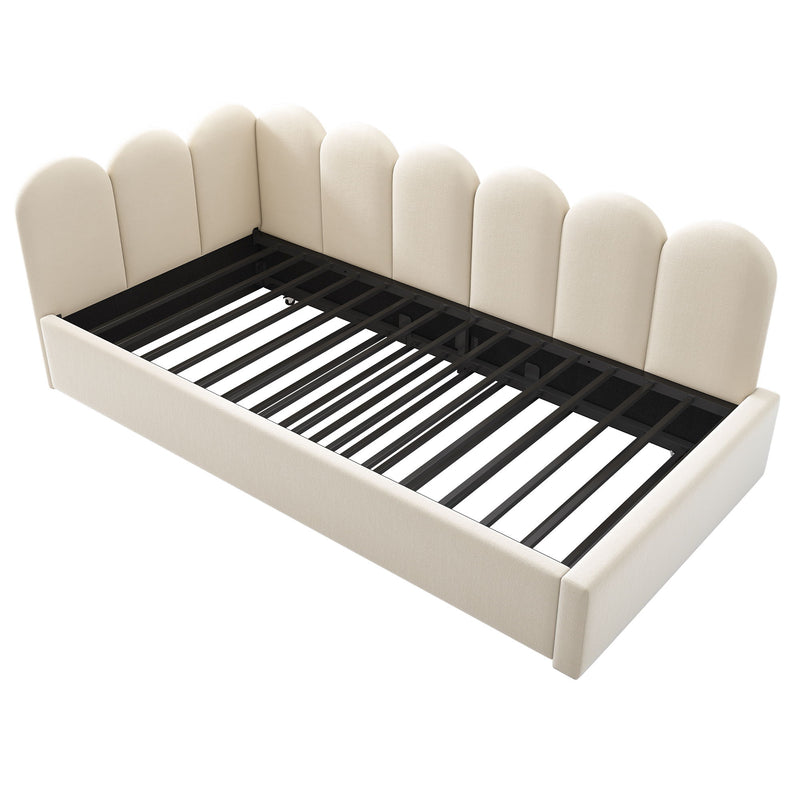 Upholstered Daybed With Pull-Out Bed