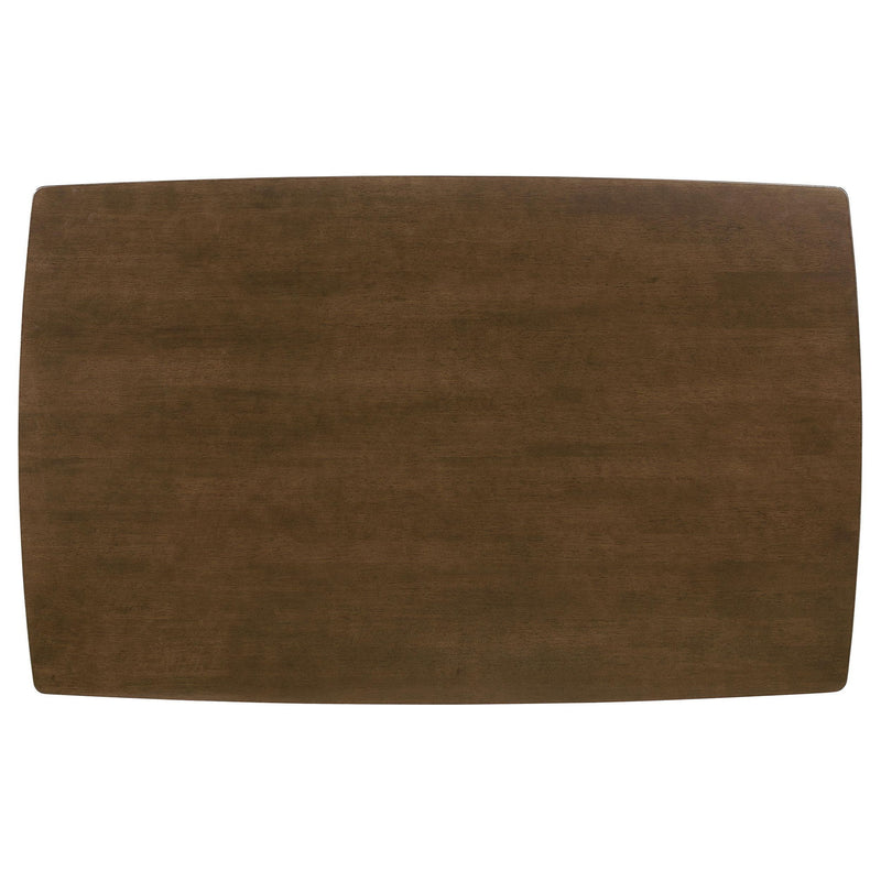 Kersey 5-piece Rectangular Dining Table Set Chestnut
