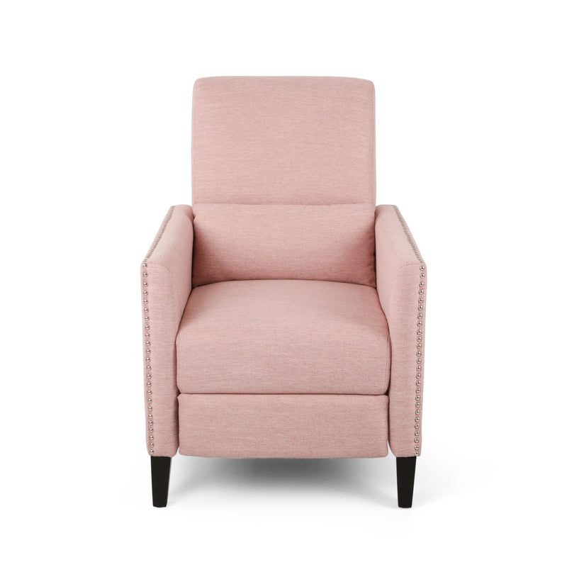 Kiersten - Contemporary Fabric Pushback Recliner