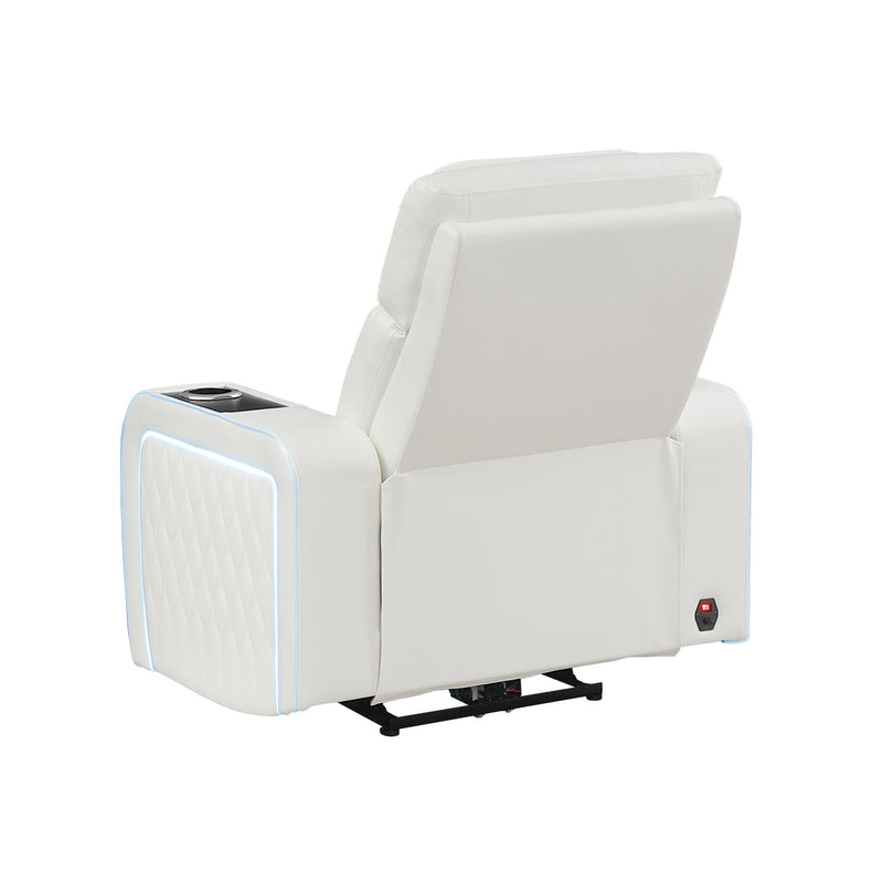 Electra - Power Reclining Set With Power Headrests, Massage And LED Lighting