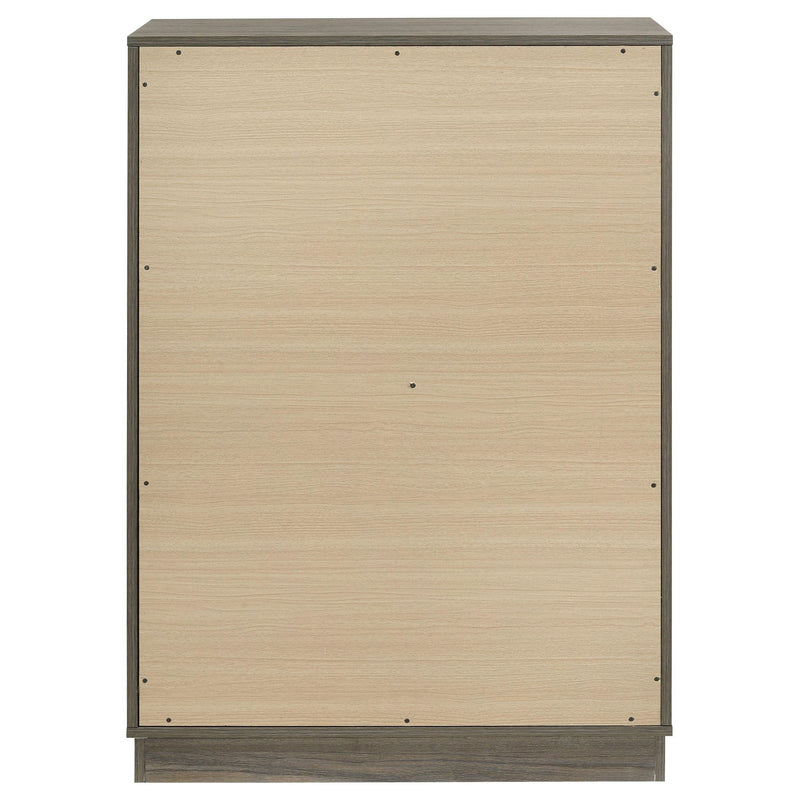 Fenwick 4-drawer Chest of Drawers Grey Oak