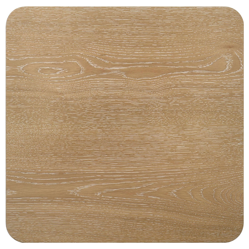 Castlewood Engineered Wood Accent Side End Table Light Oak