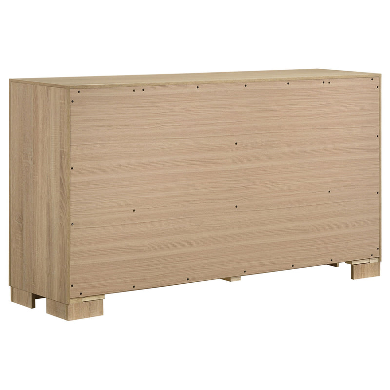 Merritt - 6 Drawer Dresser Cabinet - Light Oak