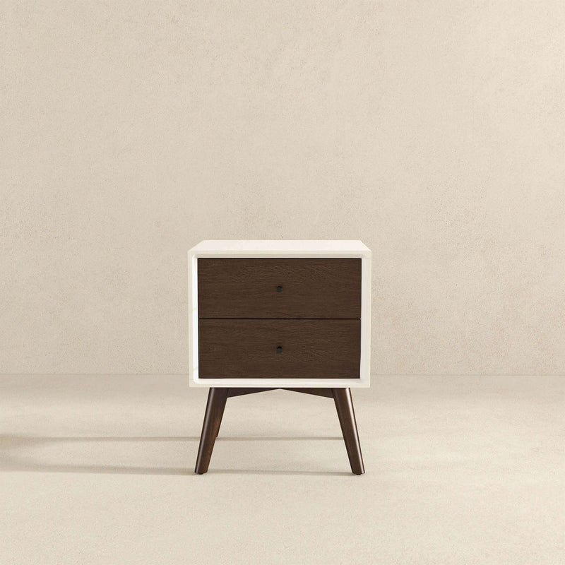 Caroline - Mid-Century Modern Style Night Stand 2 Drawer