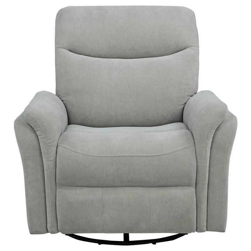 Adler - Upholstered Power Swivel Glider Recliner