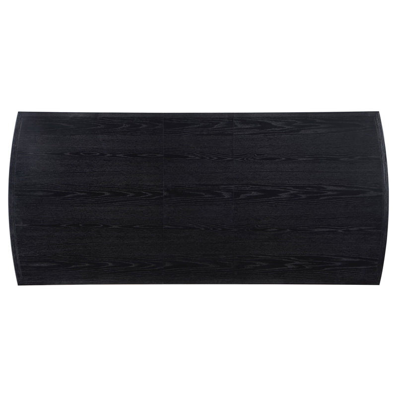 Mason - Removable Extension Leaf Dining Table - Black