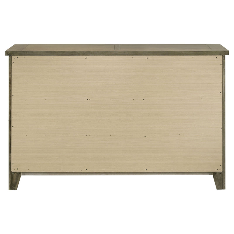 Pelton - 6 Drawer Dresser - Oak