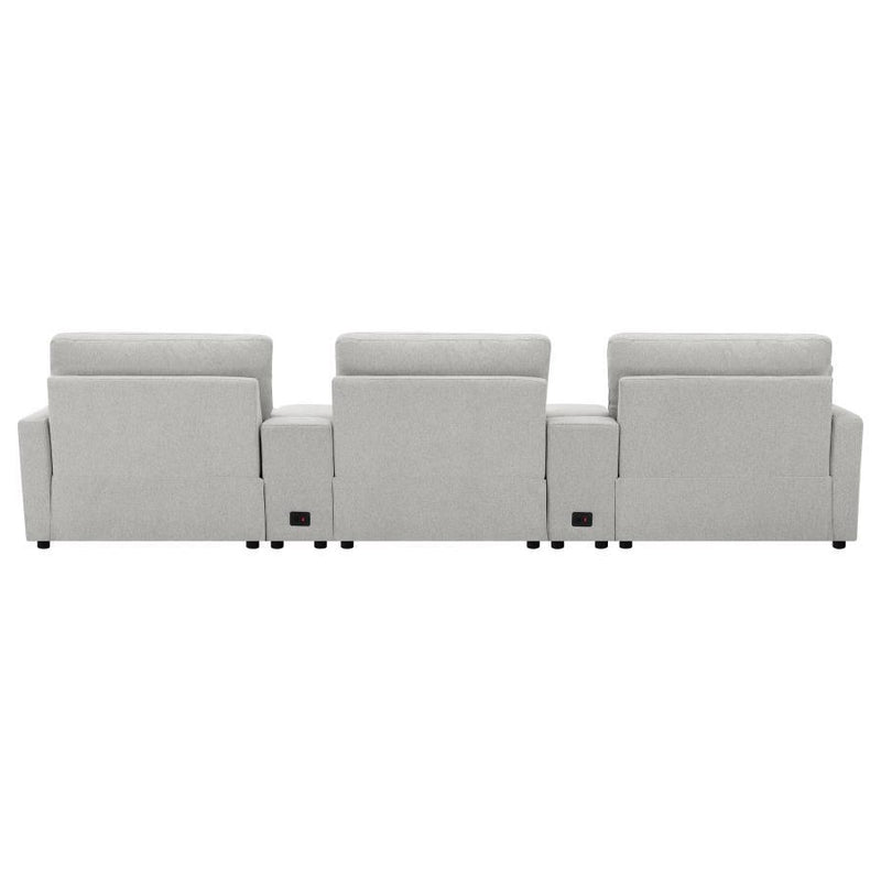 Collins - 5-Piece Power Reclining Home Theater Seating