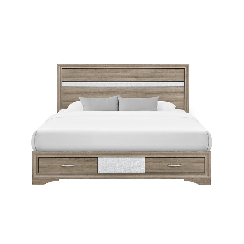 Ryder - Bed With Panel Headboard, 2 Drawer Footboard