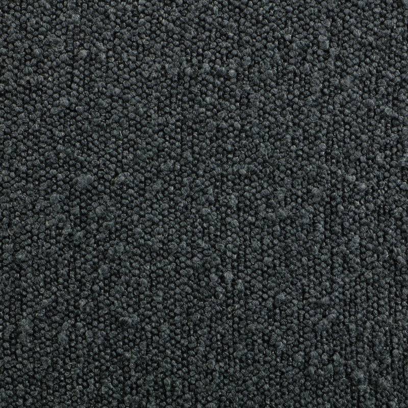 Alba Boucle Upholstered Counter Chair Black (Set of 2)