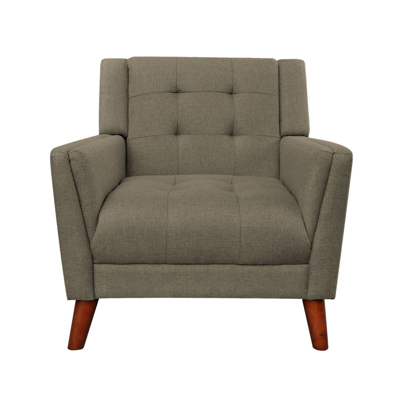 Luminaesque - Fabric Upholstered Armchair With Tufted Back