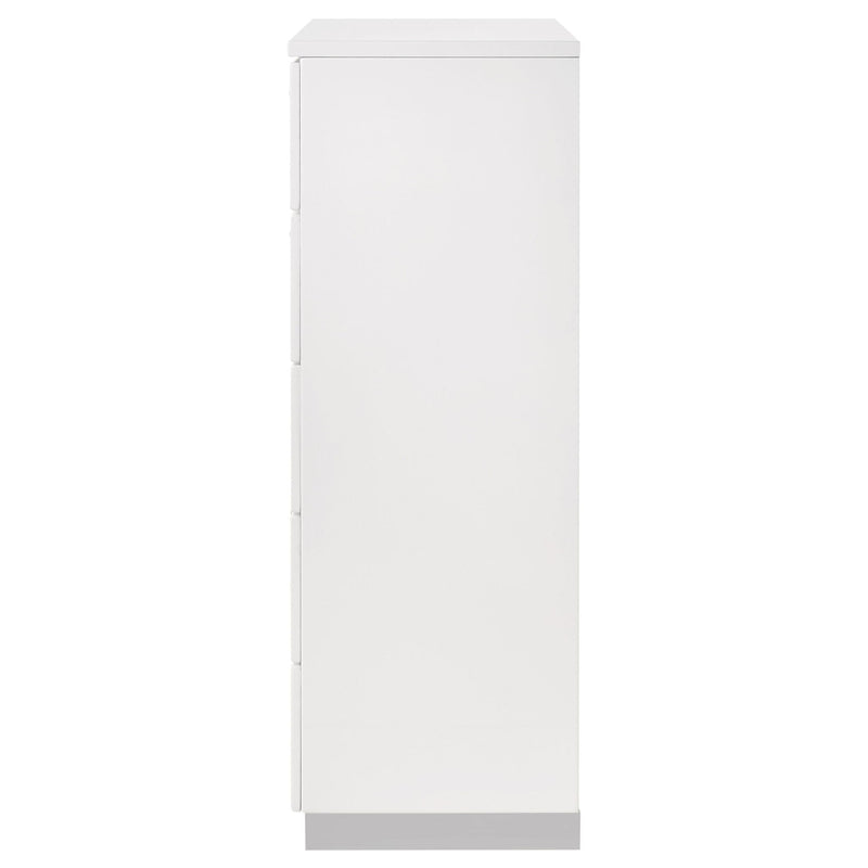 Dulcey - 5 Drawer Bedroom Chest - White