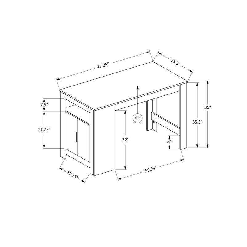 Dining Table, Rectangular, Counter Height