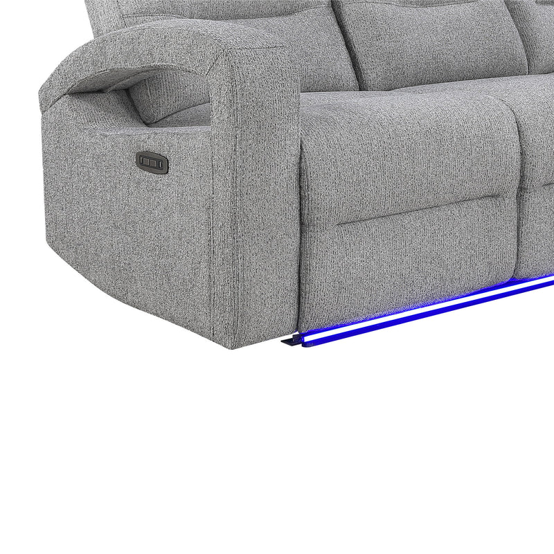 Isolde - Power Recliner, LED Lighting - Gray