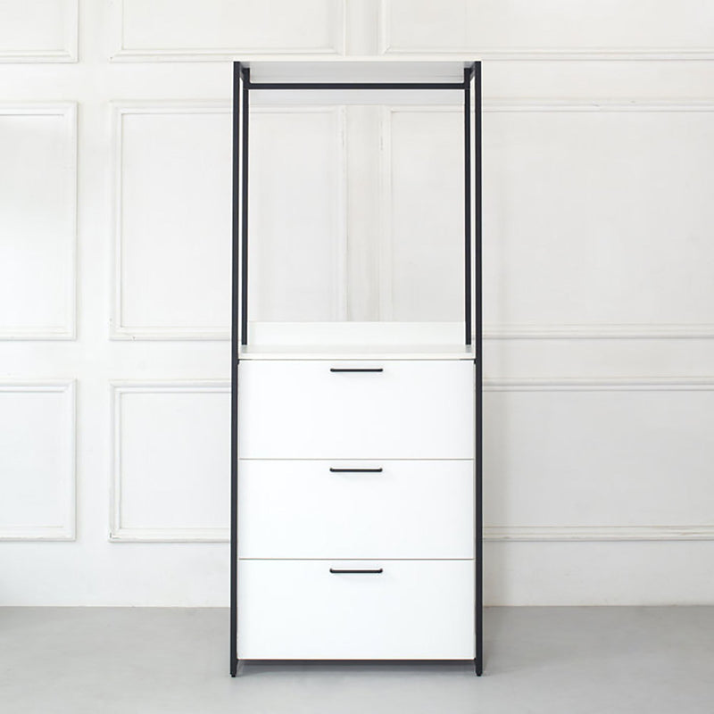 Fiona - Freestanding 3 Tower Closet System, 7 Shelf Walk-In - White