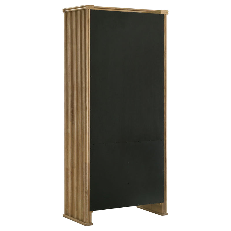 Dreydon - 4 Door Display Cabinet - Light Brown