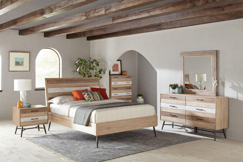 Marlow Dresser Mirror Rough Sawn Multi