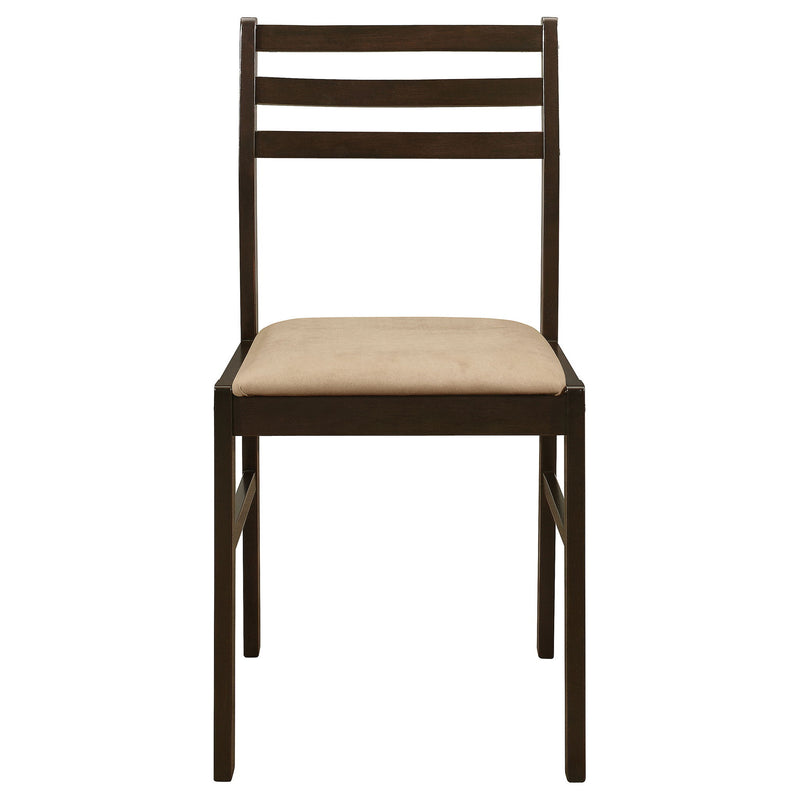 3 Piece Dining Set With Drop Leaf Table And Upholstered Chairs