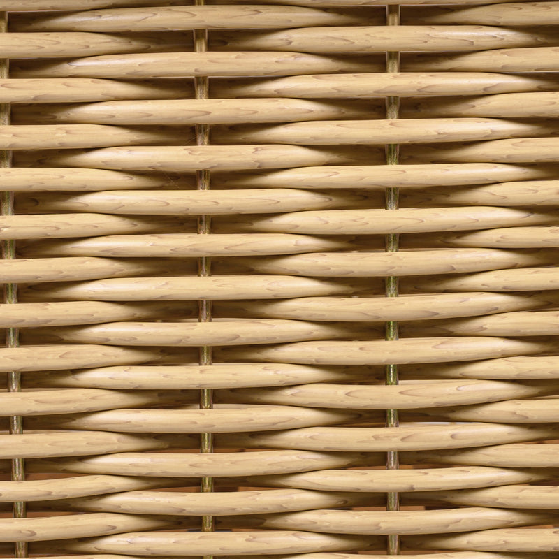 Outdoor Club Chair With Wicker Armrest