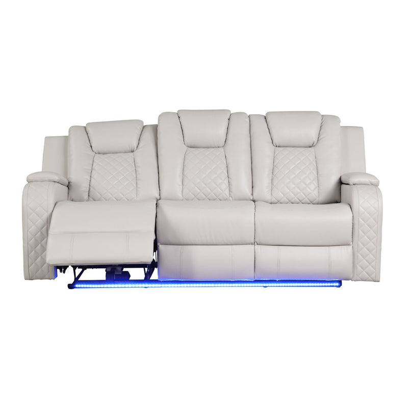 Benz - LED & Power Recliner With Adjustable Headrests And Ambient LED Lighting