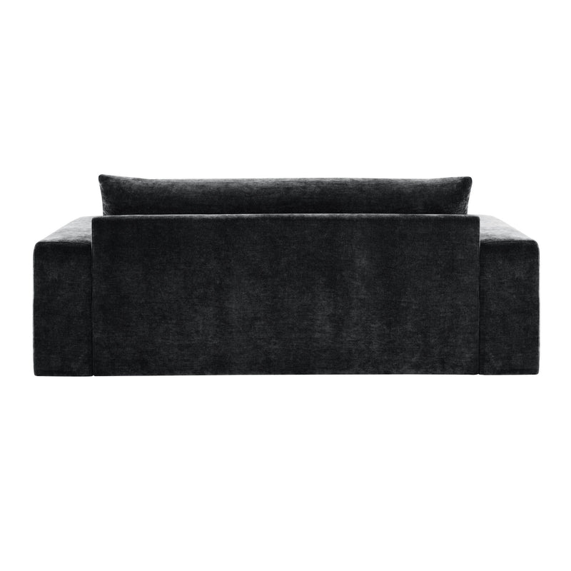 Upholstered 3 Seater Sofa With Wide Armrests