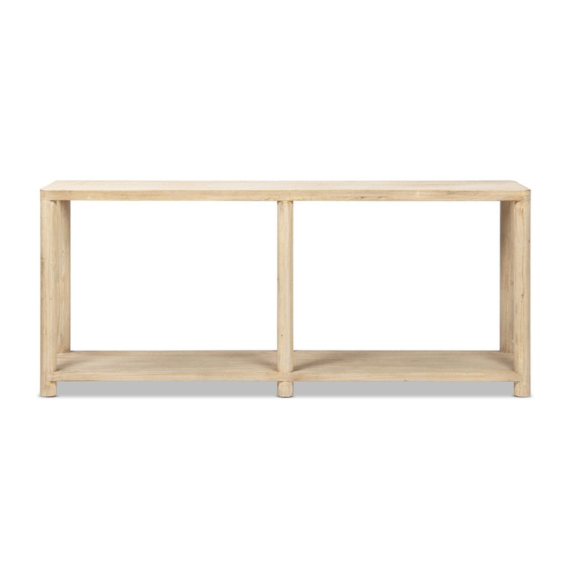 Milo - Console Table With Lower Shelf - Natural