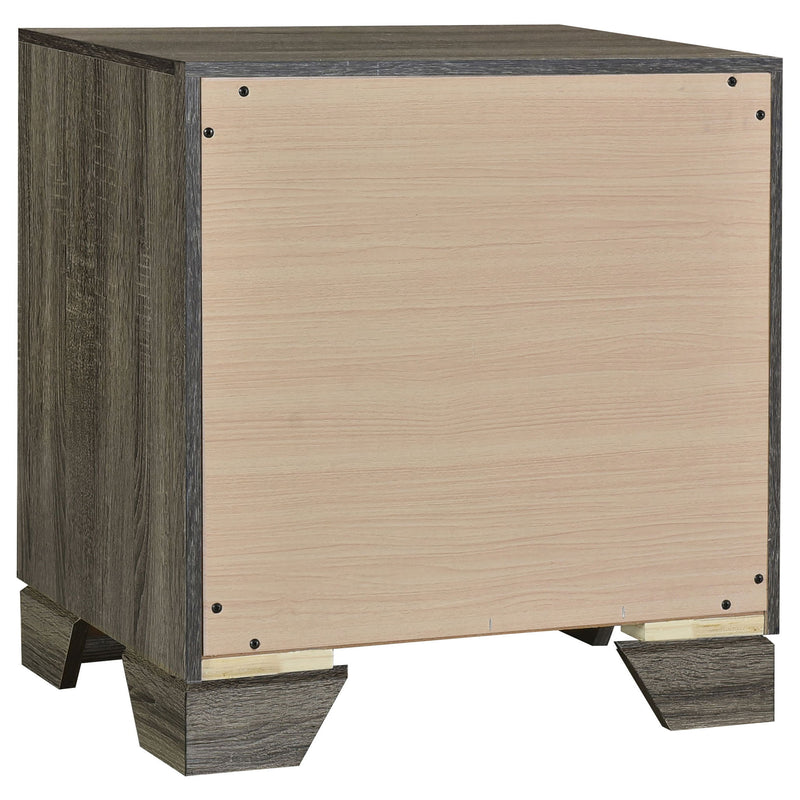 Funston - 2 Drawer Nightstand - Brown Oak