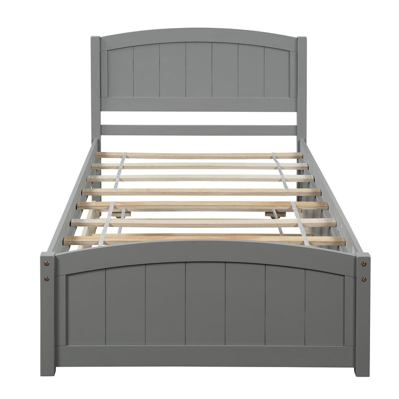 Platform Bed & Headboard, Footboard And Slat Support