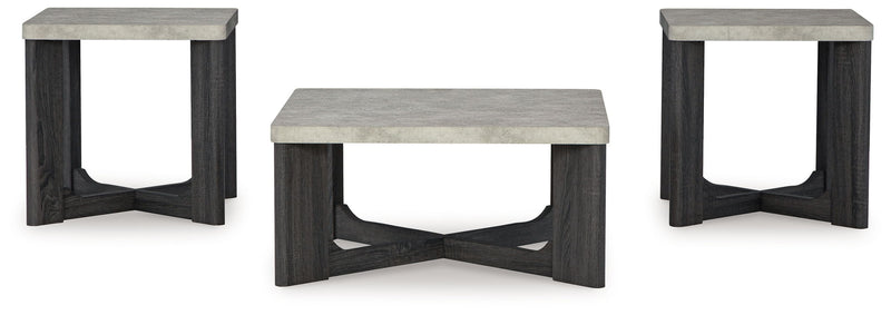 Sharstorm - Occasional Table Set (Set of 3) - Two-tone Gray