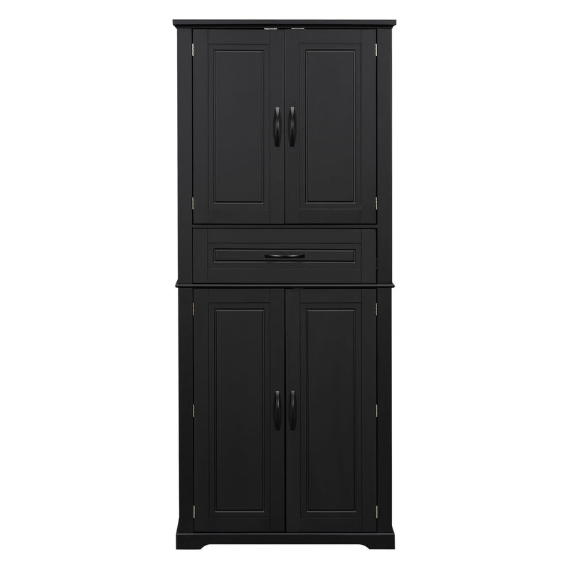 Bathroom Storage Cabinet With Multifunctional Storage Space, Drawer With Slide Rails, Adjustable Shelf