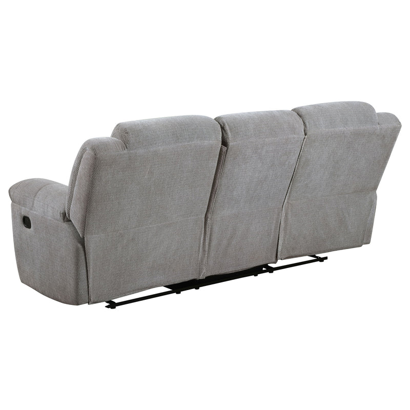 Sebring - 2 Piece Upholstered Reclining Sofa Set With Manual Recline - Gray