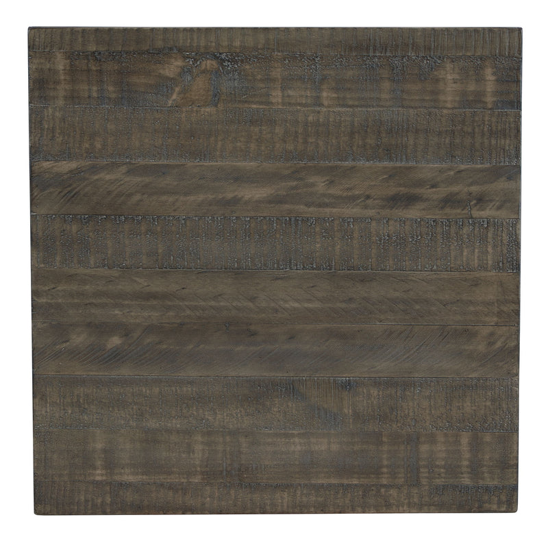 Havalance - Square End Table - White / Gray