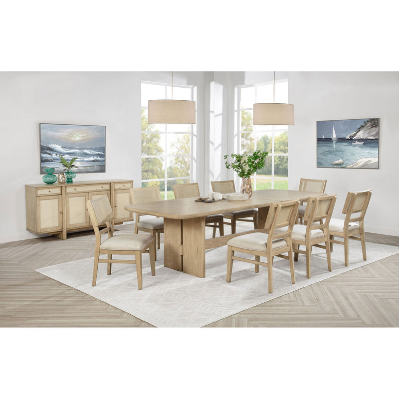 Kimpton - 4 Door Sideboard Buffet Cabinet - Beige
