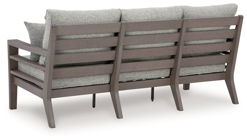 Hillside Barn - Sofa With Cushion - Gray / Brown