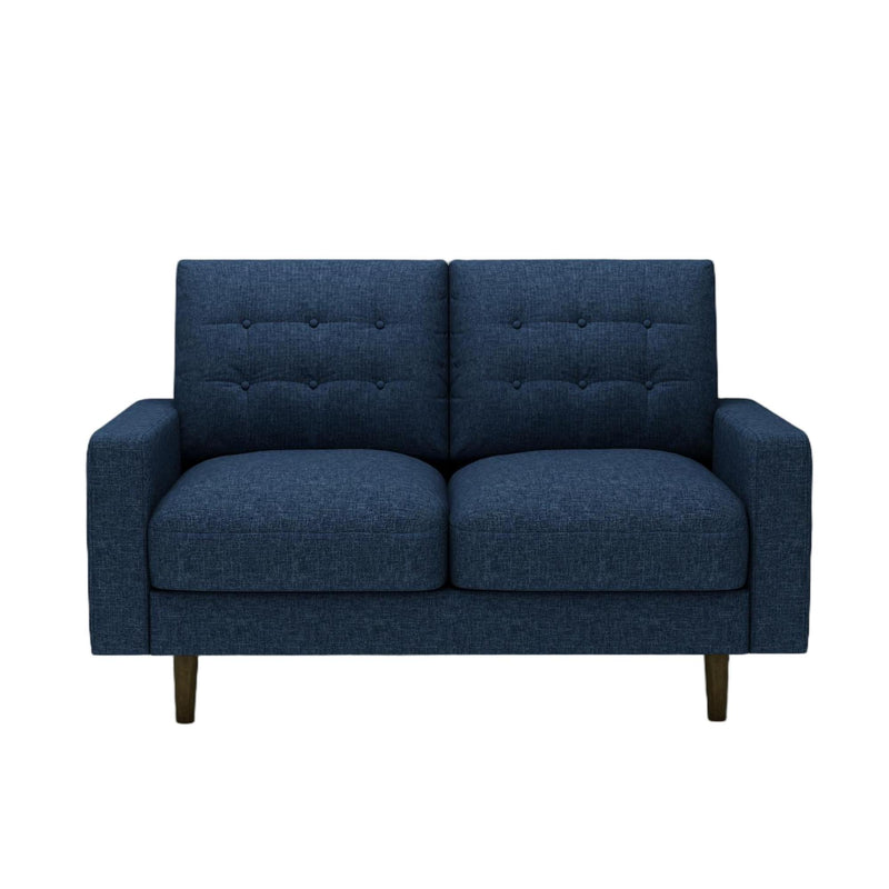 Loveseat Sofa, Tufted Back Upholstered 2 Seat Couch