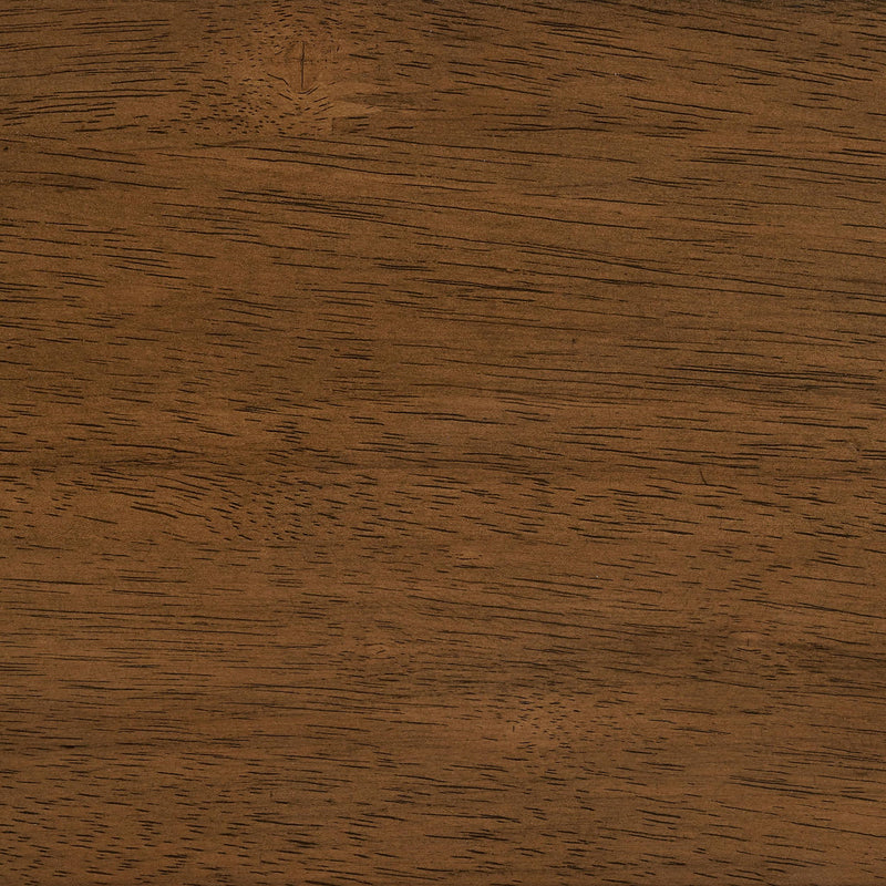 Paxton Round 48-inch Glass Top Wood Dining Table Brown