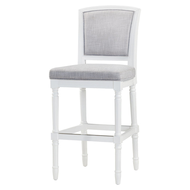 Stool With Upholstered Seat And Back
